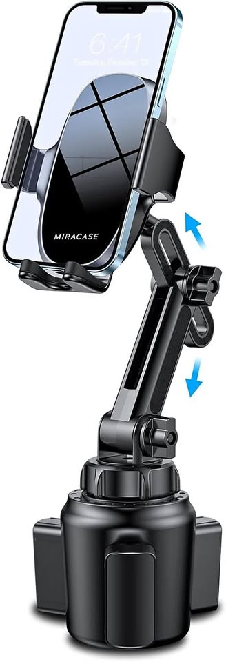 Miracase Cup Phone Holder for Car, Upgraded Adjustable
