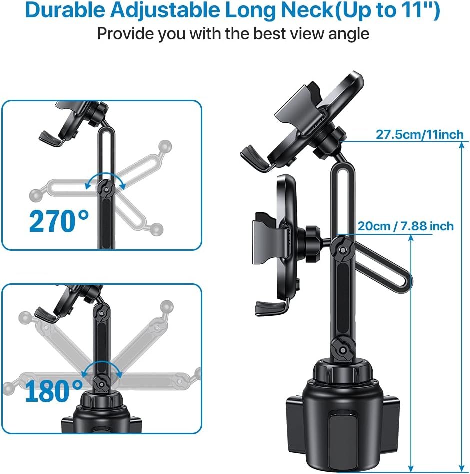 Miracase Cup Phone Holder for Car, Upgraded Adjustable - photo 4