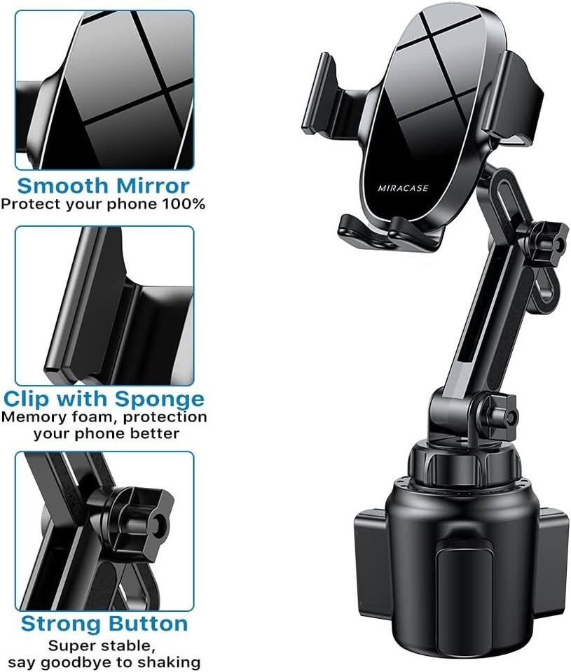 Miracase Cup Phone Holder for Car, Upgraded Adjustable - photo 5