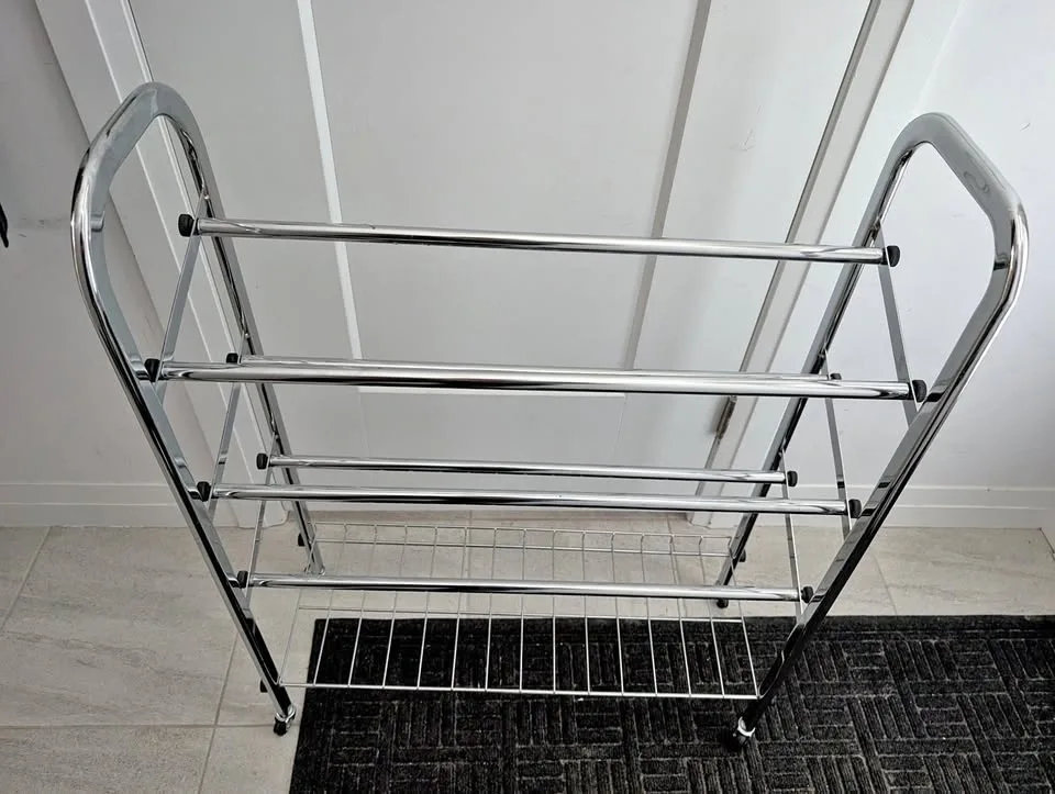 3 Tier Shoe Rack (on wheels)