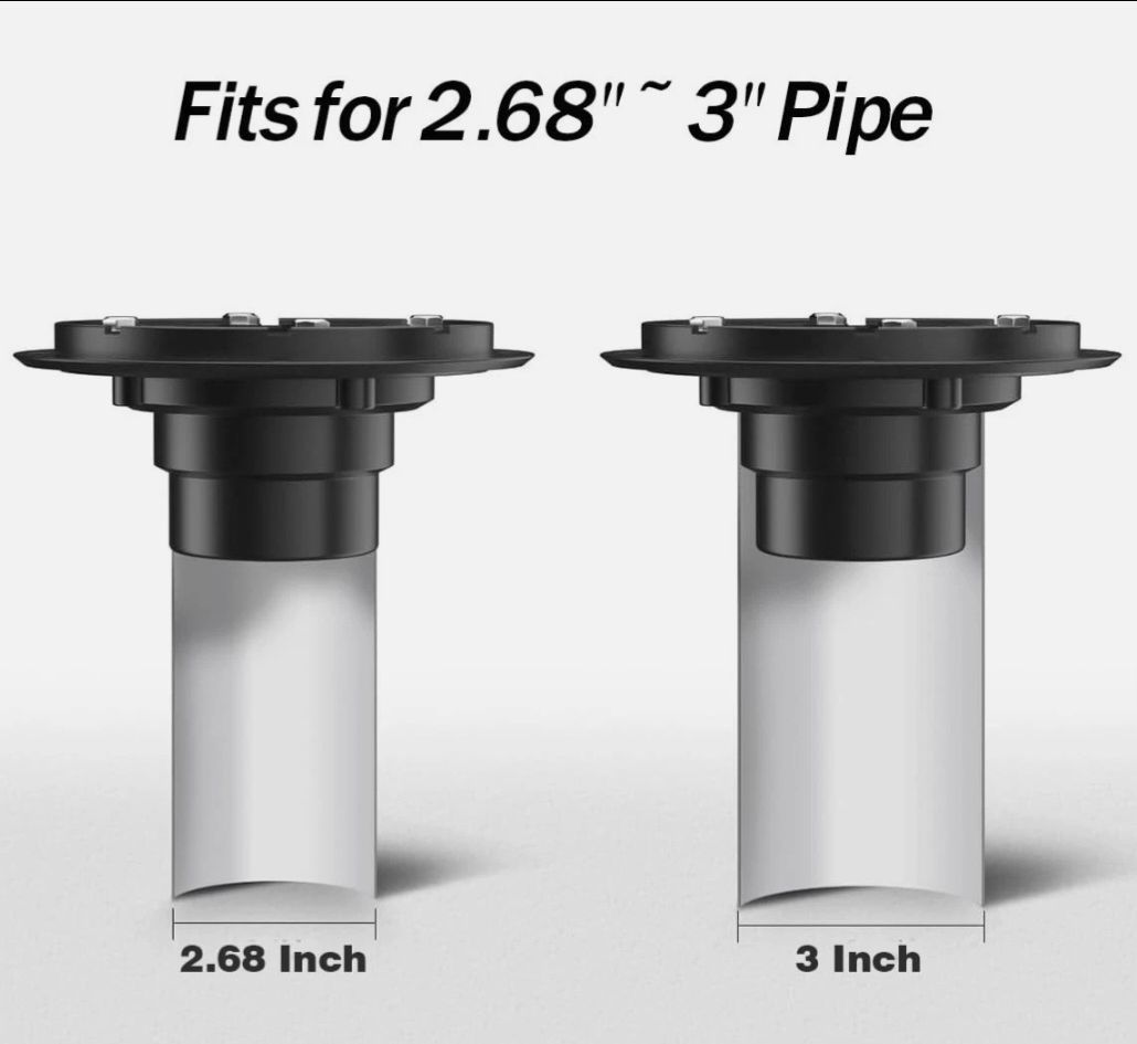 Round Shower Drain w/Flange - photo 2