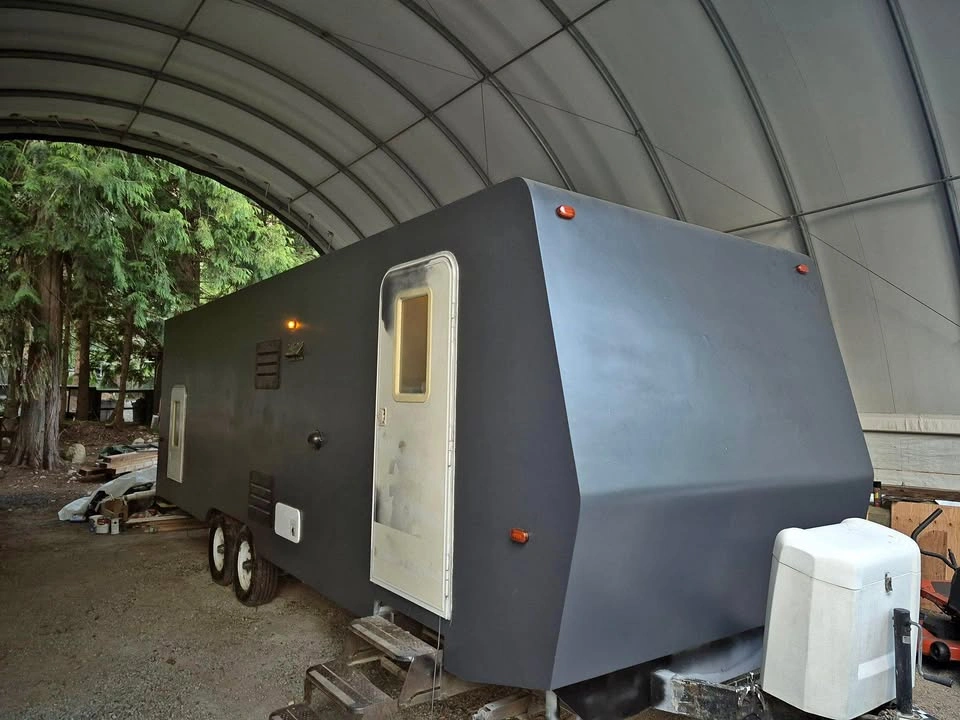 Custom Built Travel Trailer - Finishing Stage