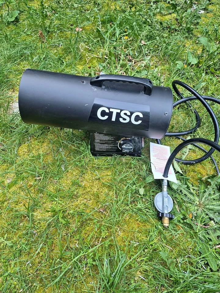 Forced air Propane heater. 60k btu