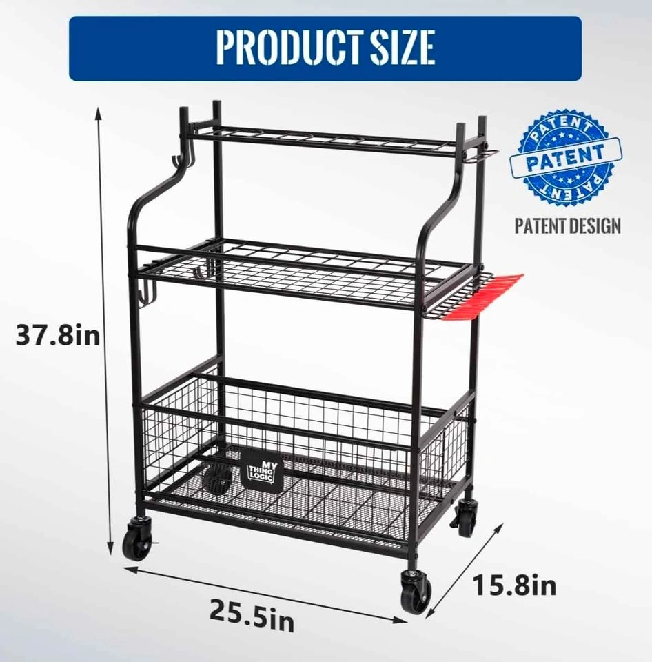 My Thing Logic MTL M717 Garden Tool Storage Cart - photo 2