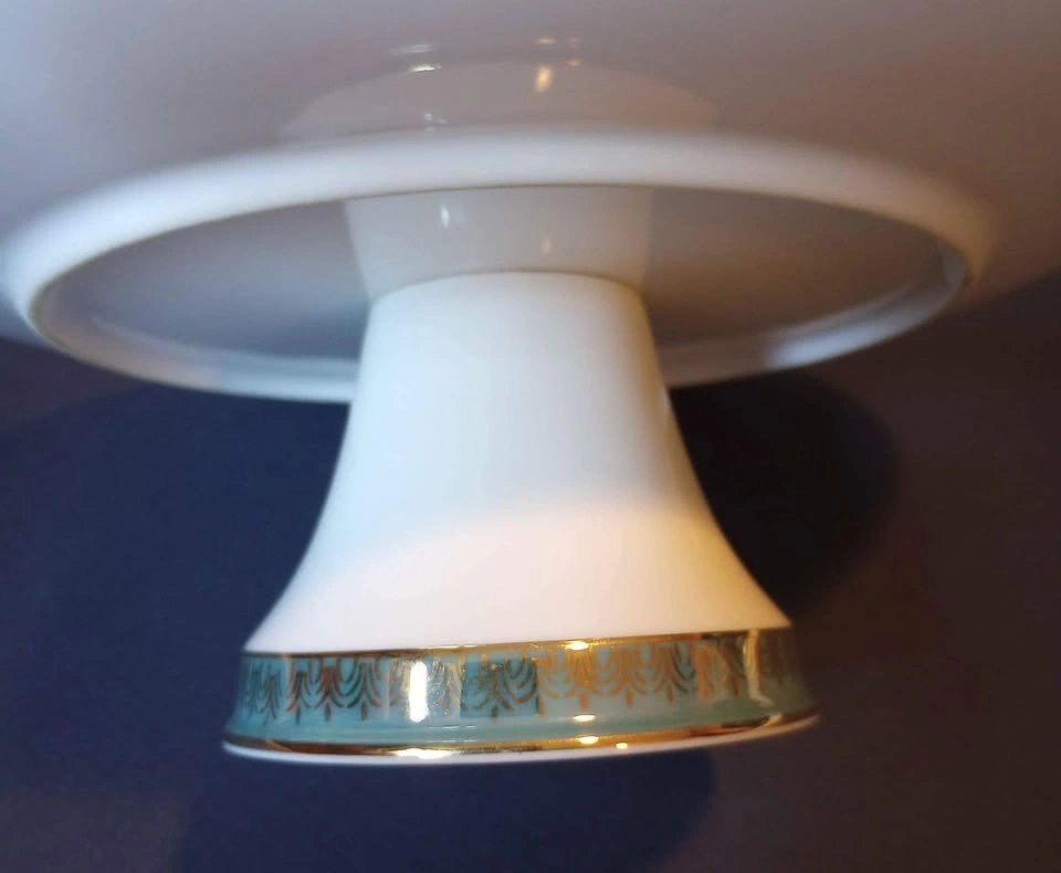 Vintage Cake Server Royal Crown pedestal plate - photo 4