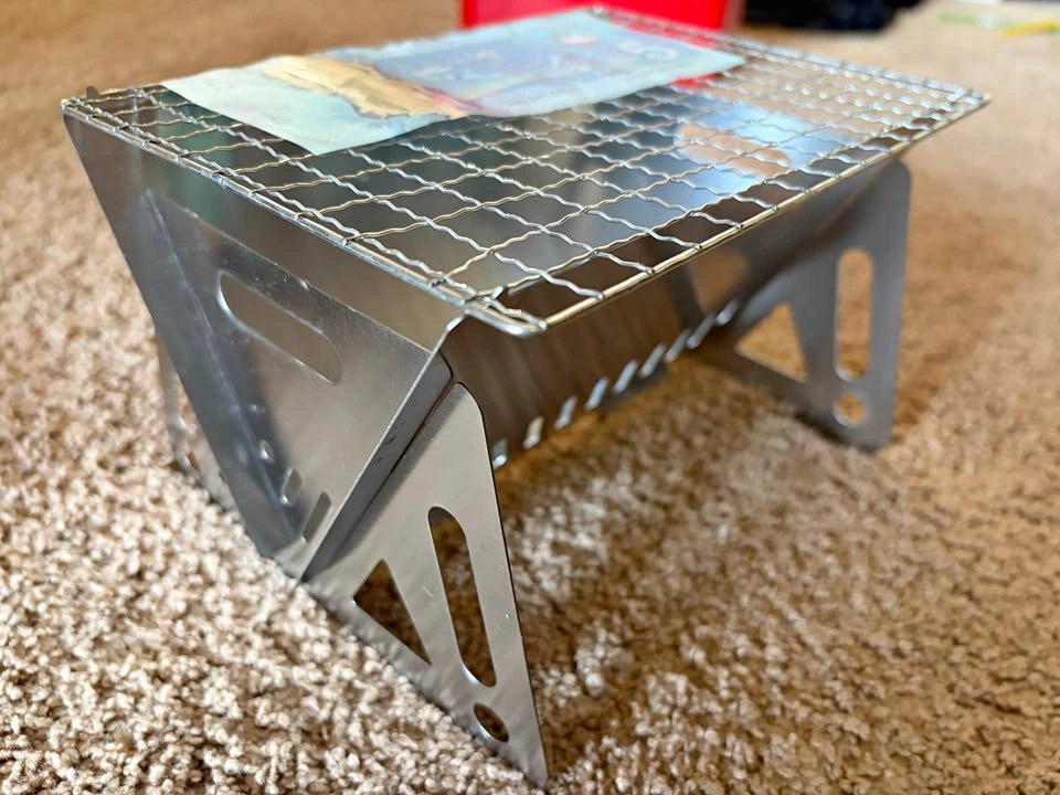 Foldable Camping Grill Portable Backpacking Stove