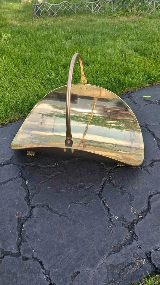 Brass Firewood Holder