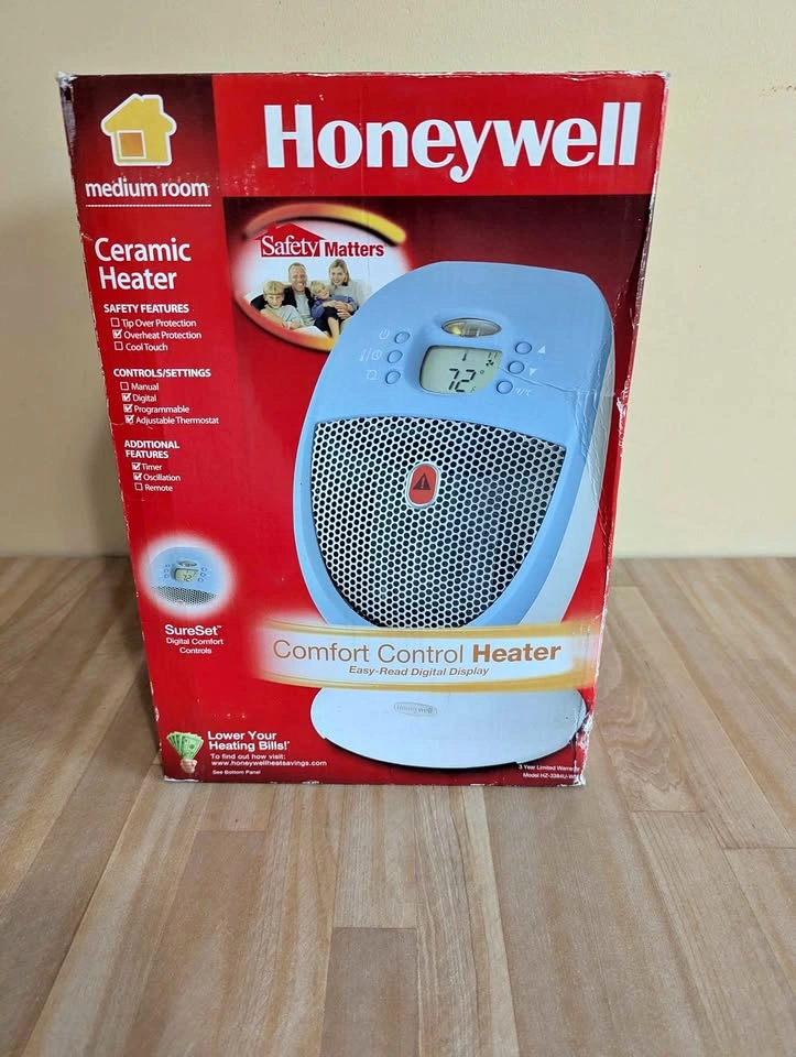 Honeywell Ceramic Space Heater HZ-3384U-WM