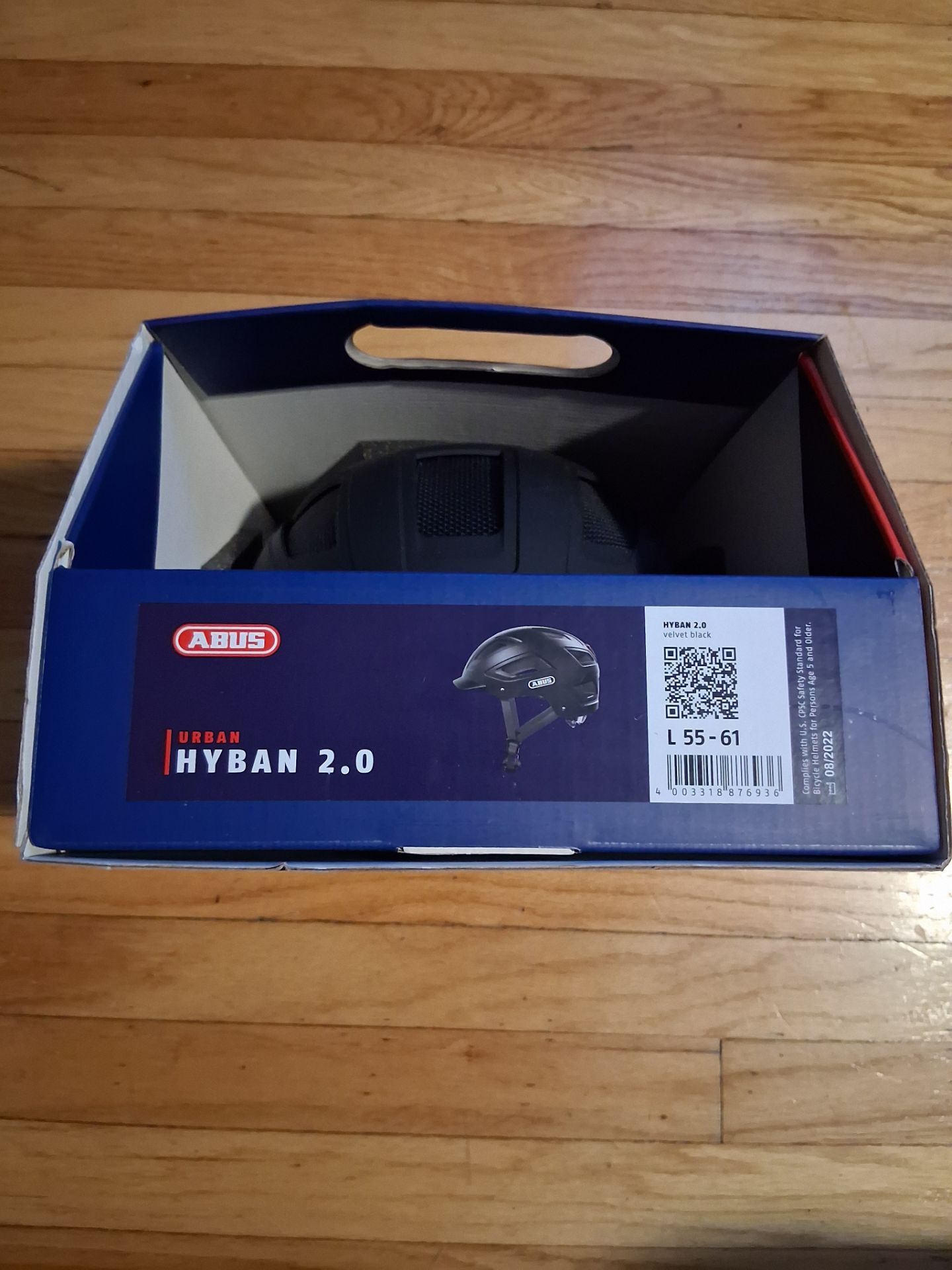 Abus Urban Hyban 2.0 Helmet - Velvet Black, L (55-61cm) - photo 2