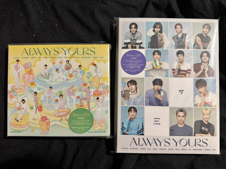 SEVENTEEN Always Yours Japan Best Album Limited C & CARAT