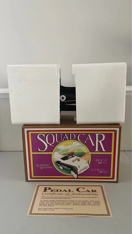 XONEX Squad Car Police 1:3 Scale 1993 Limited Edition Pedal Car - photo 3