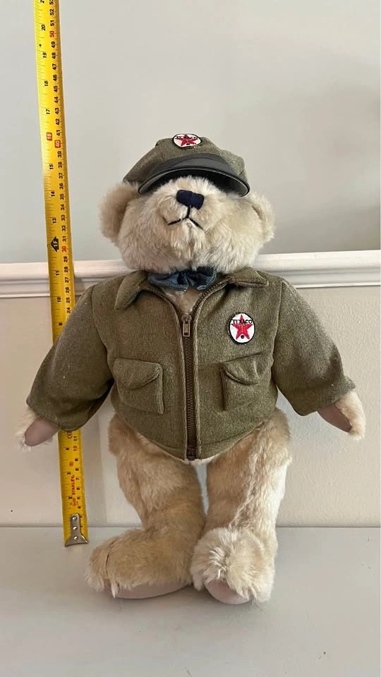 TEXACO Vintage "Tex" Teddy Bear Service Station Attendant 1997