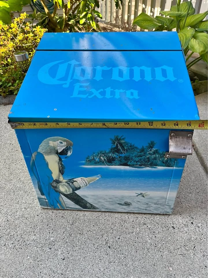 Corona Extra Metal Cooler with Bottle Opener