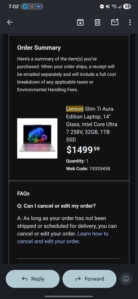 Lenovo Slim 7i Aura Edition - 32GB RAM + 1TB SSD - photo 4