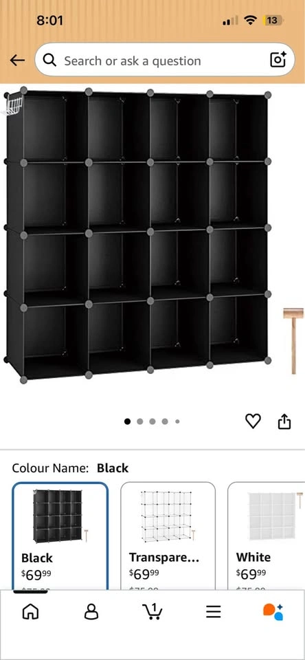10 Cube Storage Shelves - photo 2