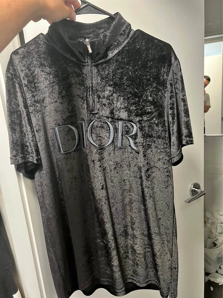 Dior Suede Polo Super Soft Size M