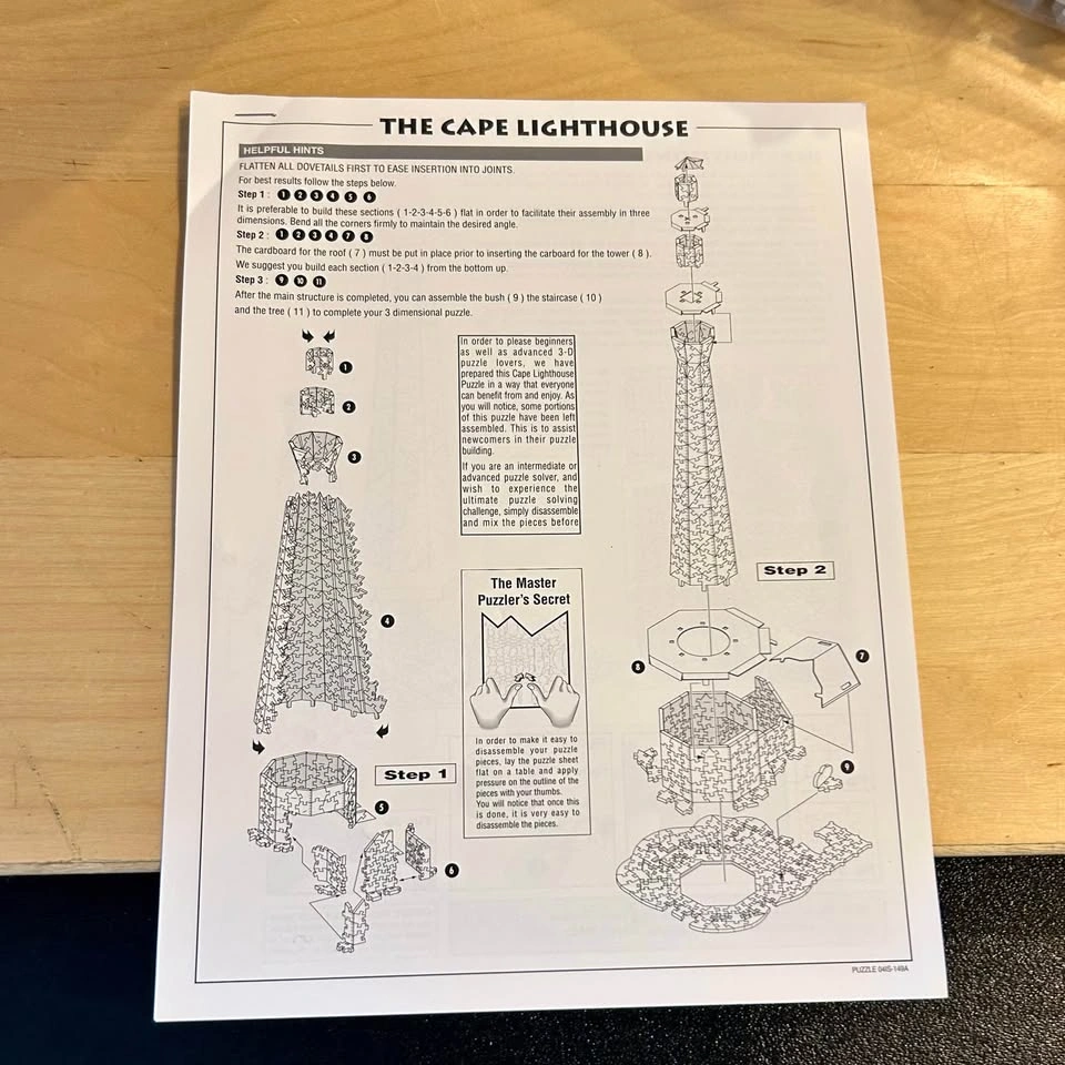 3D Puzzle Lighthouse - photo 4