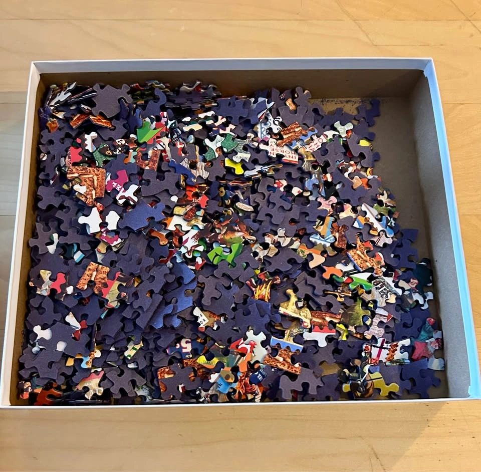 Puzzle of Vintage Equestrian Stamps 1000 pieces - photo 2
