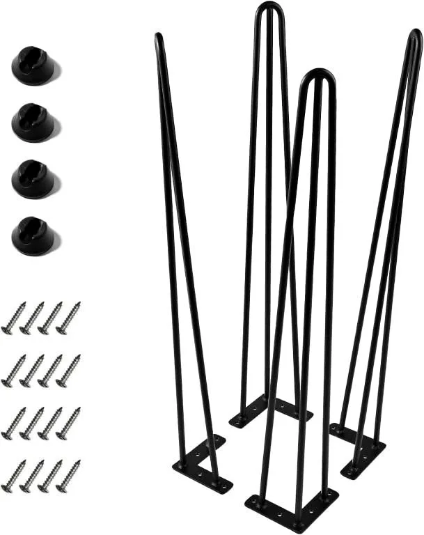 28 Inch Hairpin Legs for Furniture set of 2 thumbnail