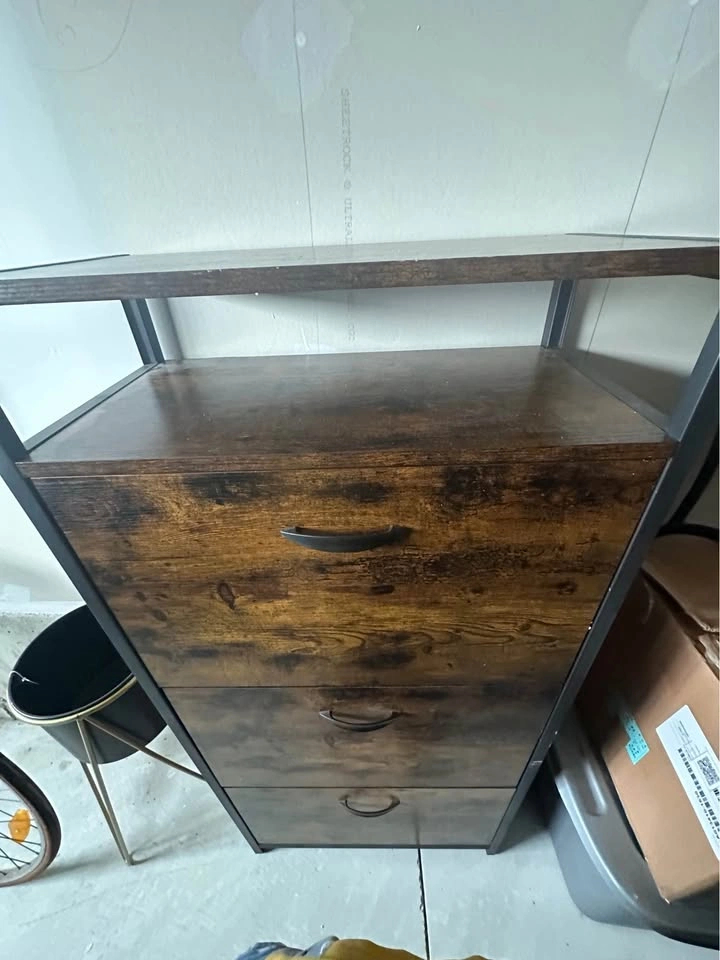 Rustic Industrial Shoe Rack Cabinet – 3 Tier Storage Organi - photo 4