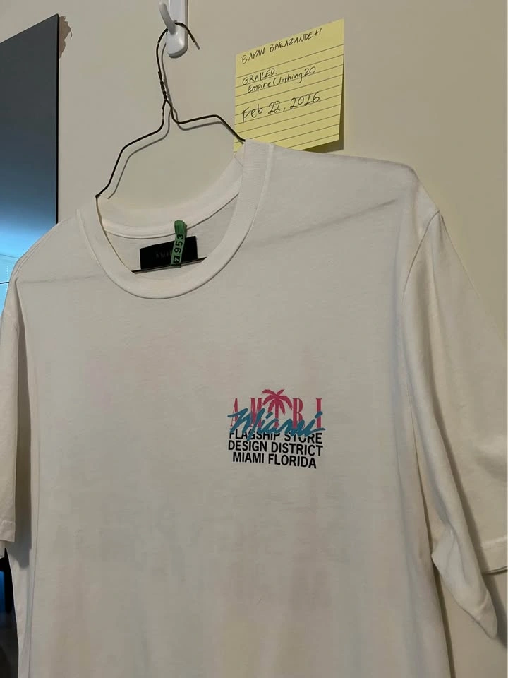 Amiri Tshirt Miami Pop-Up Shop Limited - photo 3