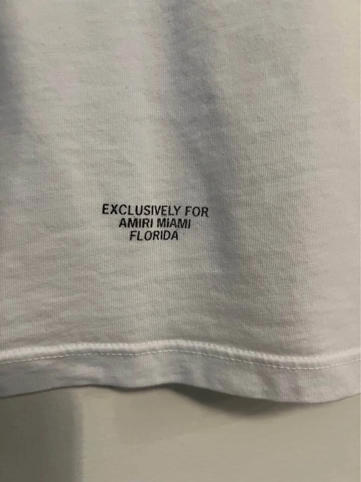 Amiri Tshirt Miami Pop-Up Shop Limited - photo 5
