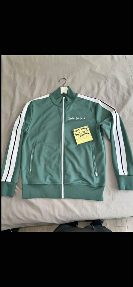 Palm Angels Zip-Up Grey