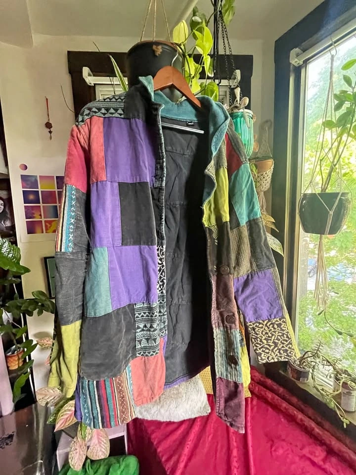 Cotton Colourful Patchwork Jacket