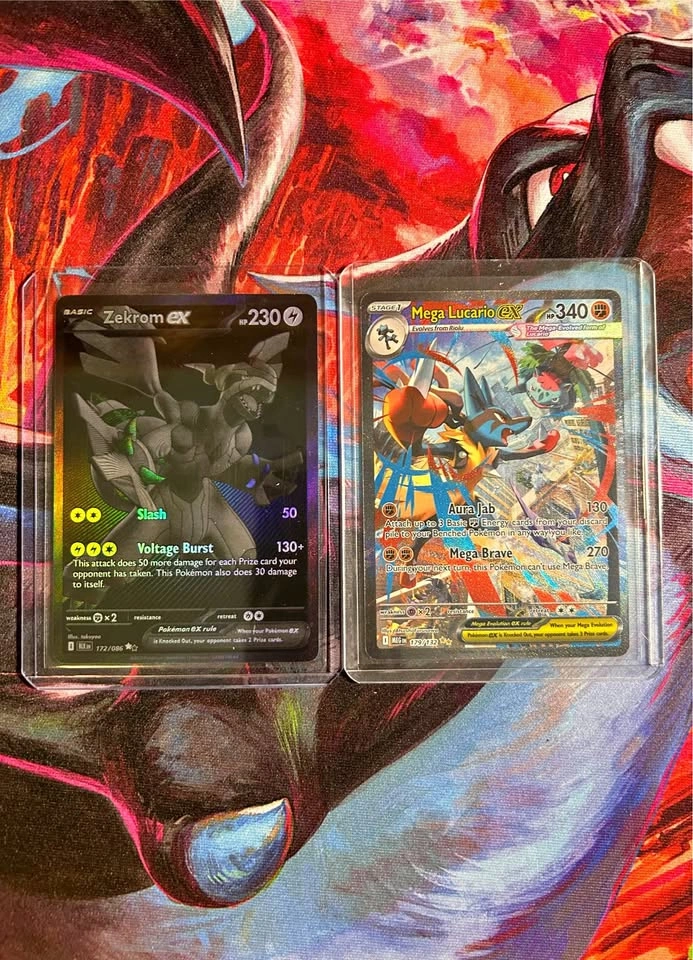 ZEKROM AND MEGA LUCARIO FOR SALE‼️🚨🚨