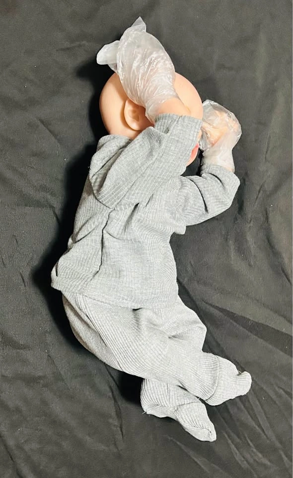 Reborn Real Life Baby Doll 17” Soft Silicone Real Newborn Sleepi - photo 2