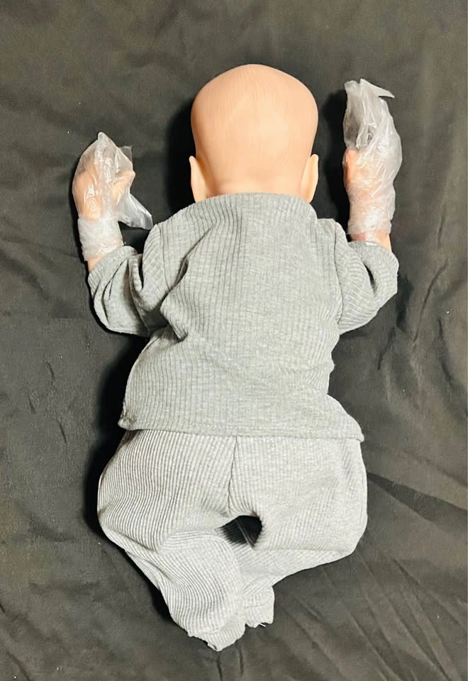 Reborn Real Life Baby Doll 17” Soft Silicone Real Newborn Sleepi - photo 3