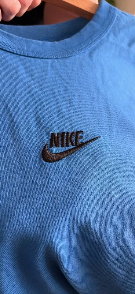Nike Blue t shirt with embroidery logo - photo 2