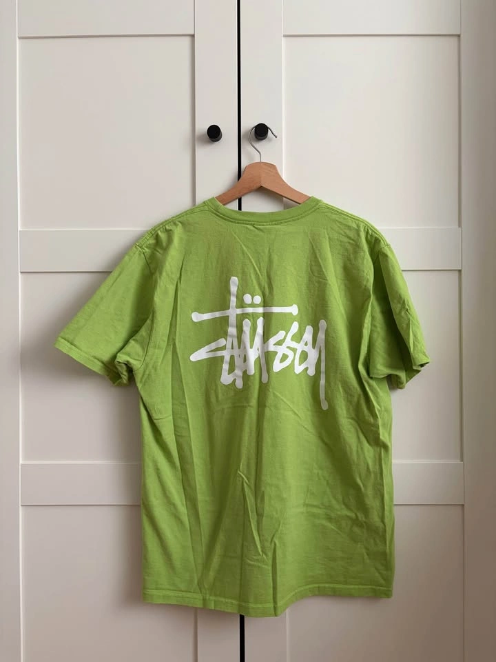 Stussy T-Shirt Neon Green Size L - photo 2