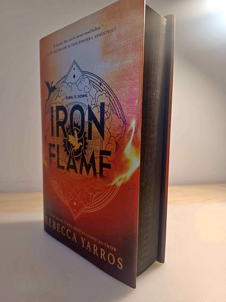 ✨️ First Edition ✨️ Iron Flame - First Edition w/ sprayed edges