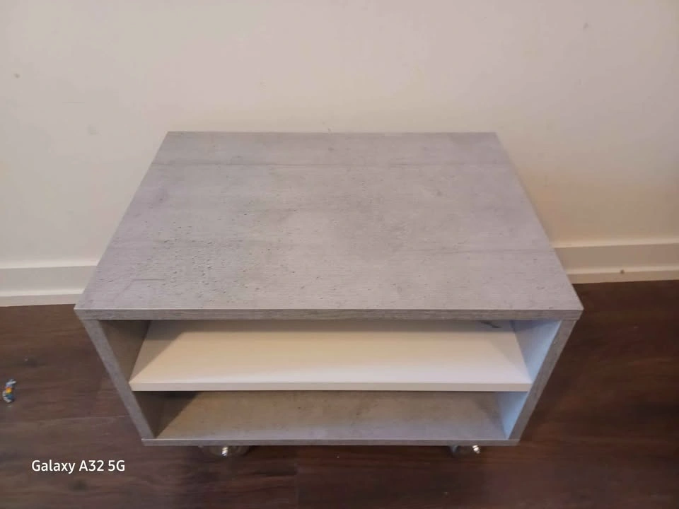 Grey rolling storage shelf - photo 2