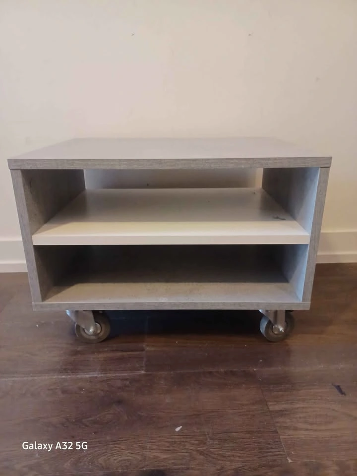 Grey rolling storage shelf - photo 3