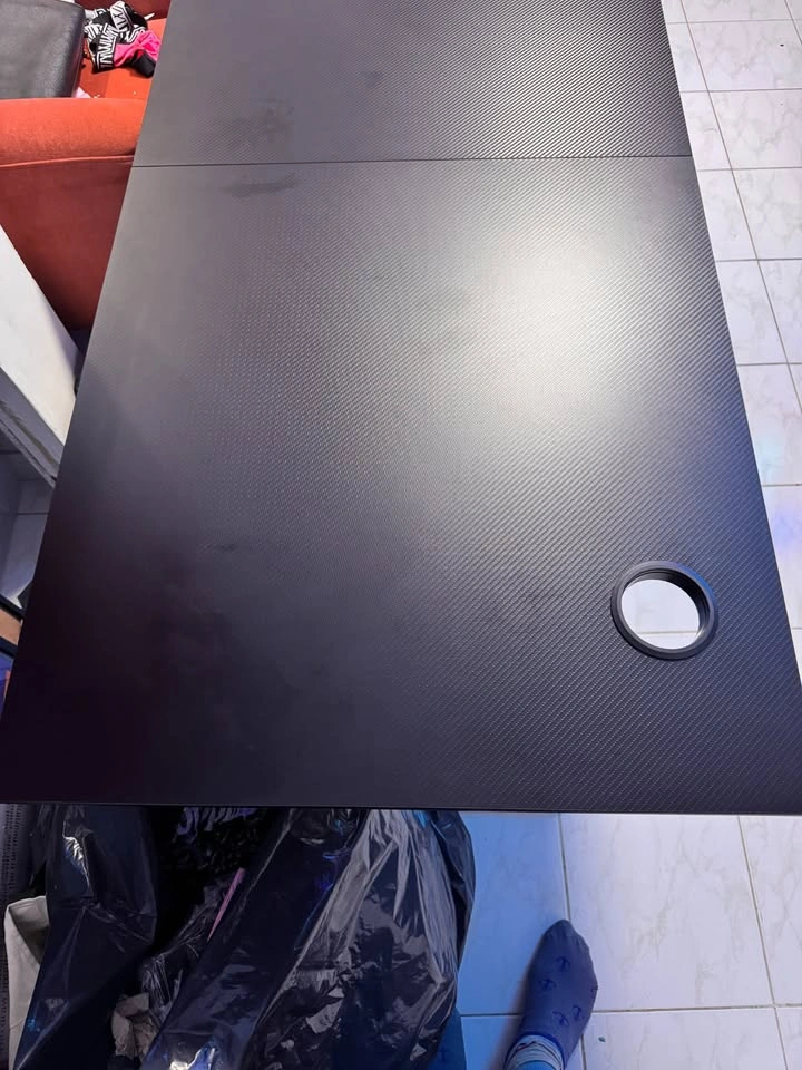SEVEN WARRIOR Gaming Desk 55'' T-Shaped Carbon Fiber - photo 4