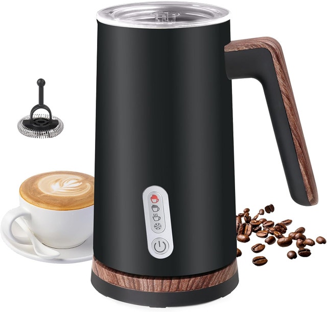 Electric Milk Frother and Steamer, 4-in-1 - photo 3