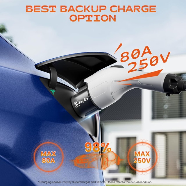 J1772 to Tesla Charger Adapter - 80Amp 240V - photo 3