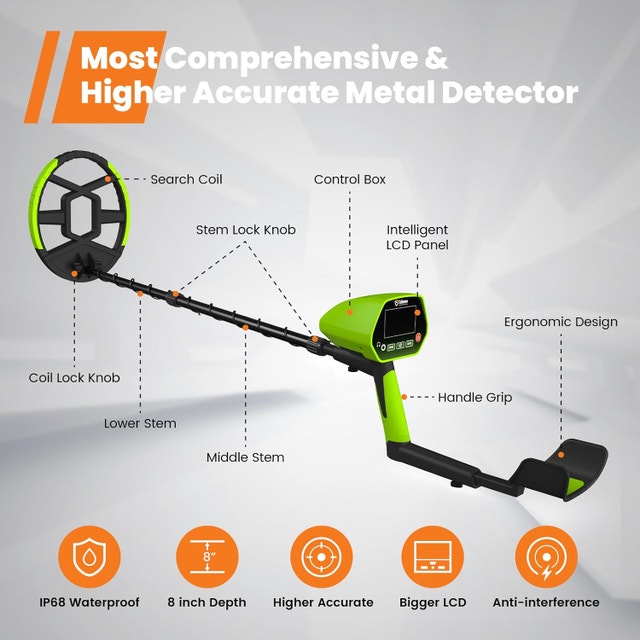 GoGonova Metal Detector for Adults & Kids - photo 3