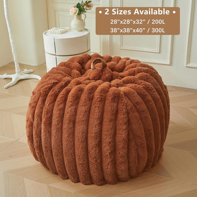 Fluffy Faux Rabbit Fur Bean Bag Chair Cover - photo 5