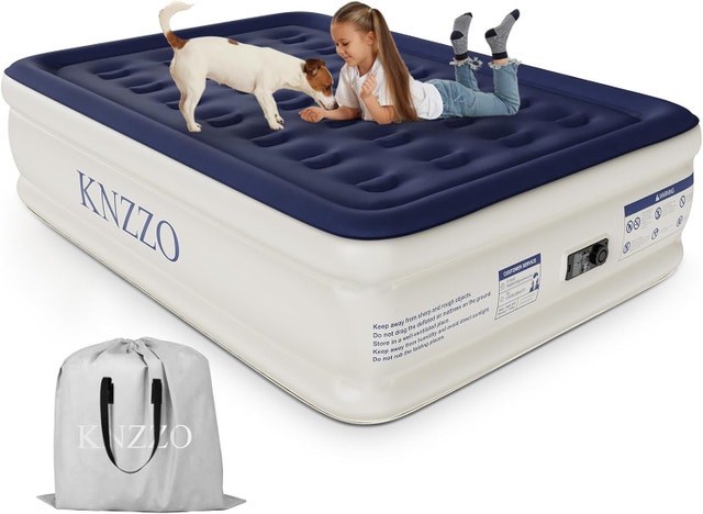 15-Inch Air Mattress with Built-in Pump