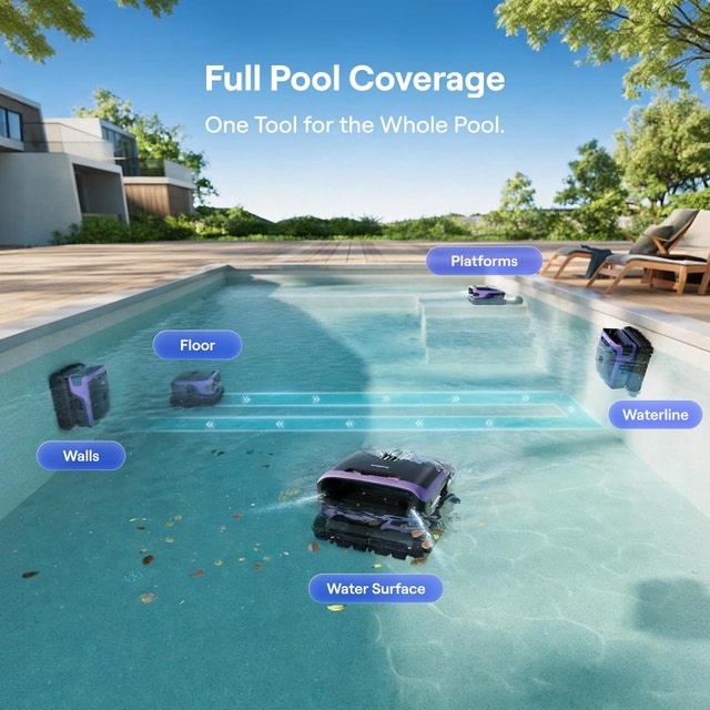 Beatbot Sora 70 Pool Vacuum Robot, 360 - photo 2