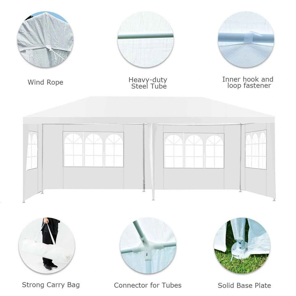 Gymax 10'x20' Outdoor Canopy Tent w/ 4 Sidewalls - photo 3