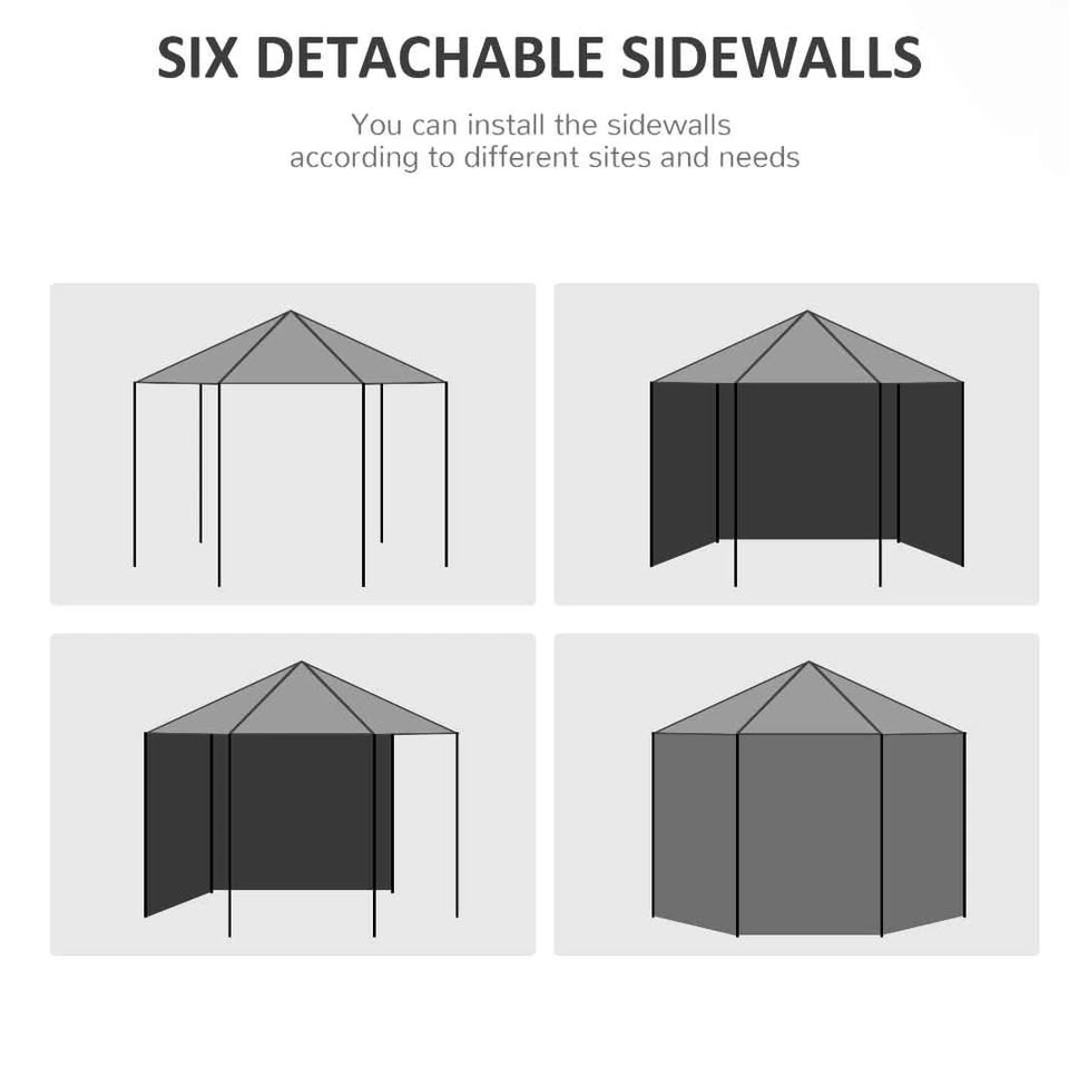 Outsunny 13ft Gazebo Canopy Party Tent - New in Box - photo 3