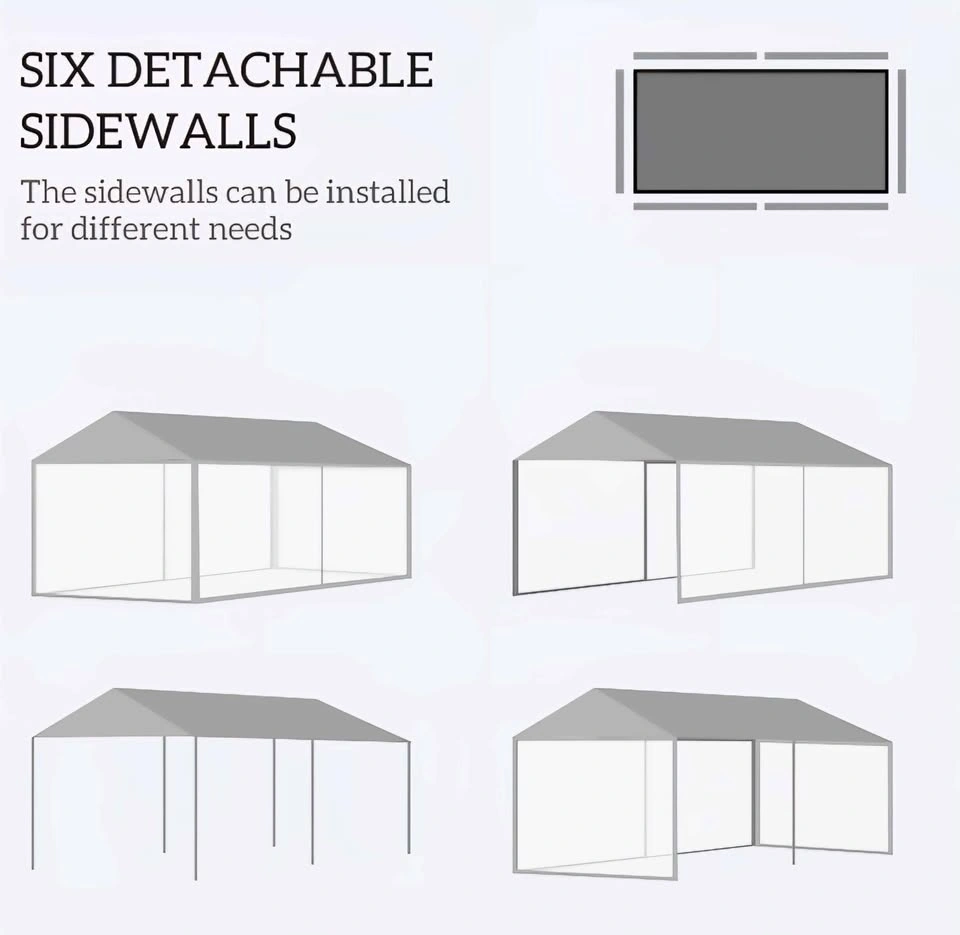 Gymax 10'x20' Outdoor Mesh Canopy Tent - New - photo 3