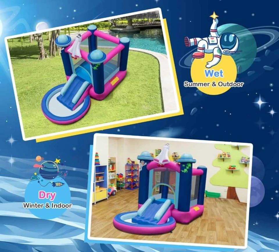 Inflatable Bounce Castle Water Slide With Splash Pool - photo 3