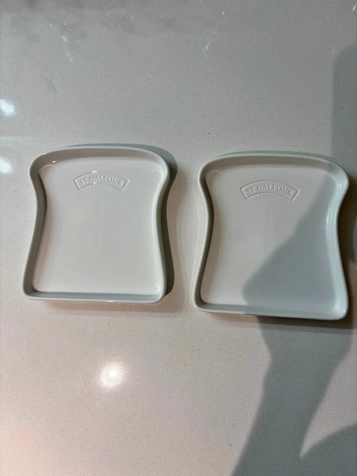 St Dalfour Bread Shaped Plates