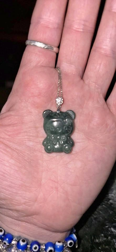 Hello Kitty Jade Necklace