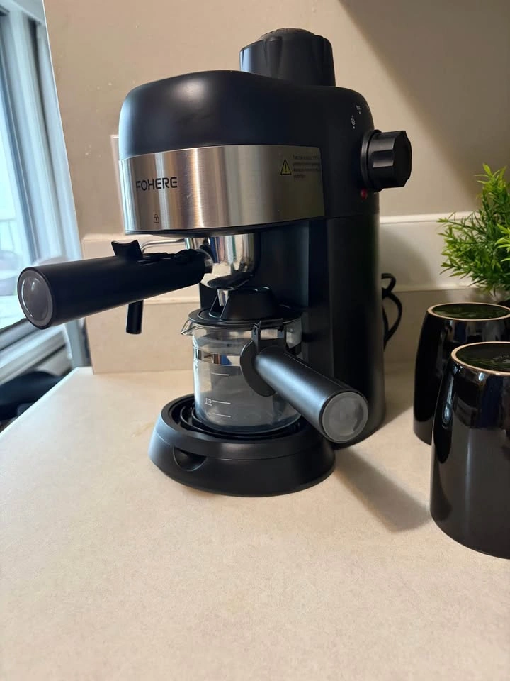 Fohere 4 Cup Espresso Machine & Cappuccino Maker w/ Milk Frother - photo 4